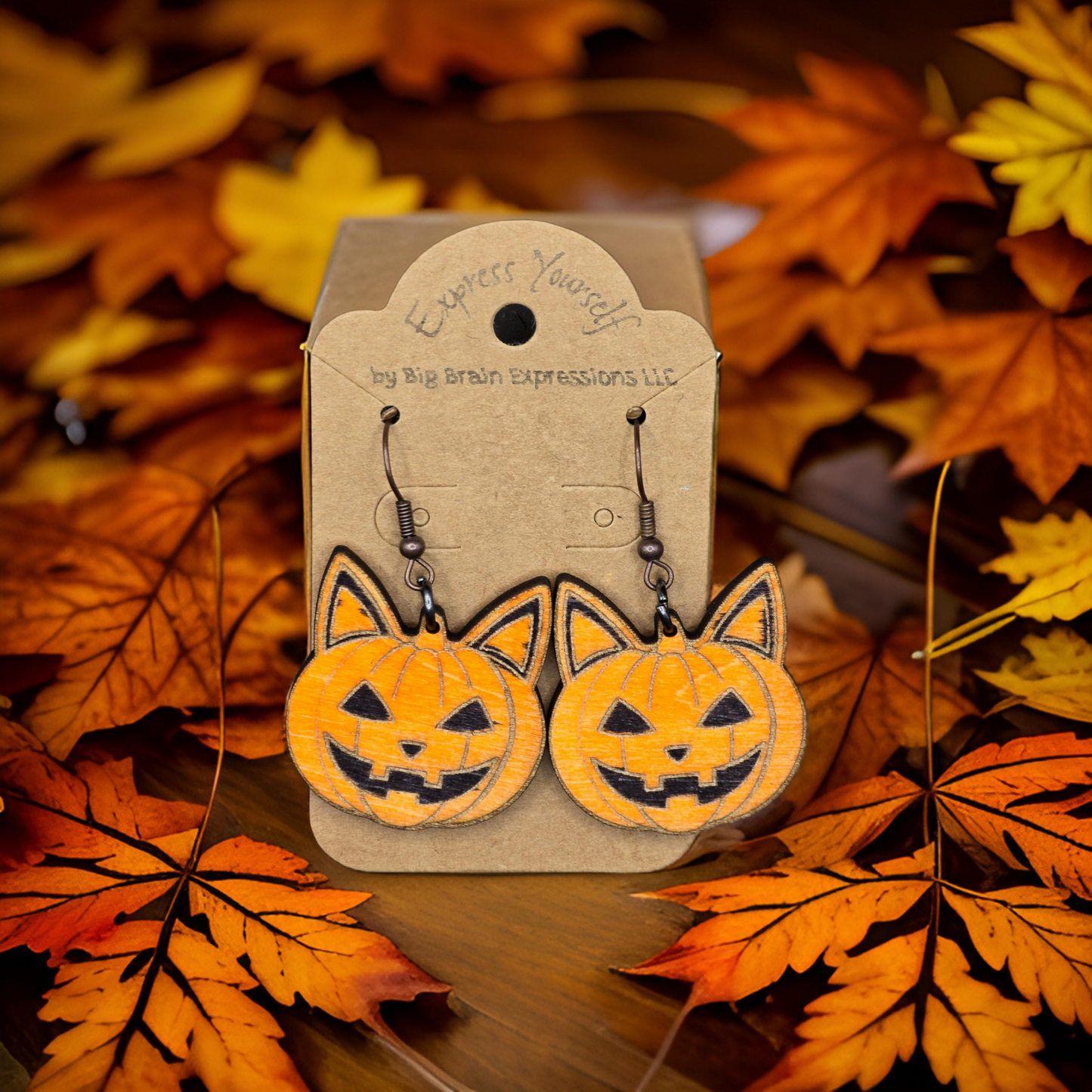 Pumpkin Earrings